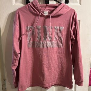 PINK Victoria's Secret Pink Sweatshirt with Silver Lettering